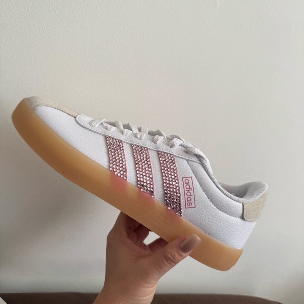 Pink rhinestone Adidas - Picture 2 of 2